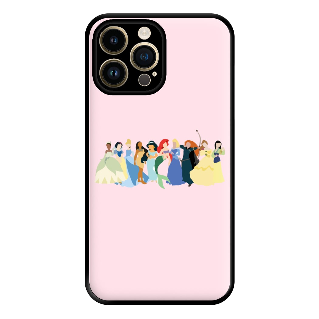 Fairytale Princesses Cast Phone Case for iPhone 14 Pro Max