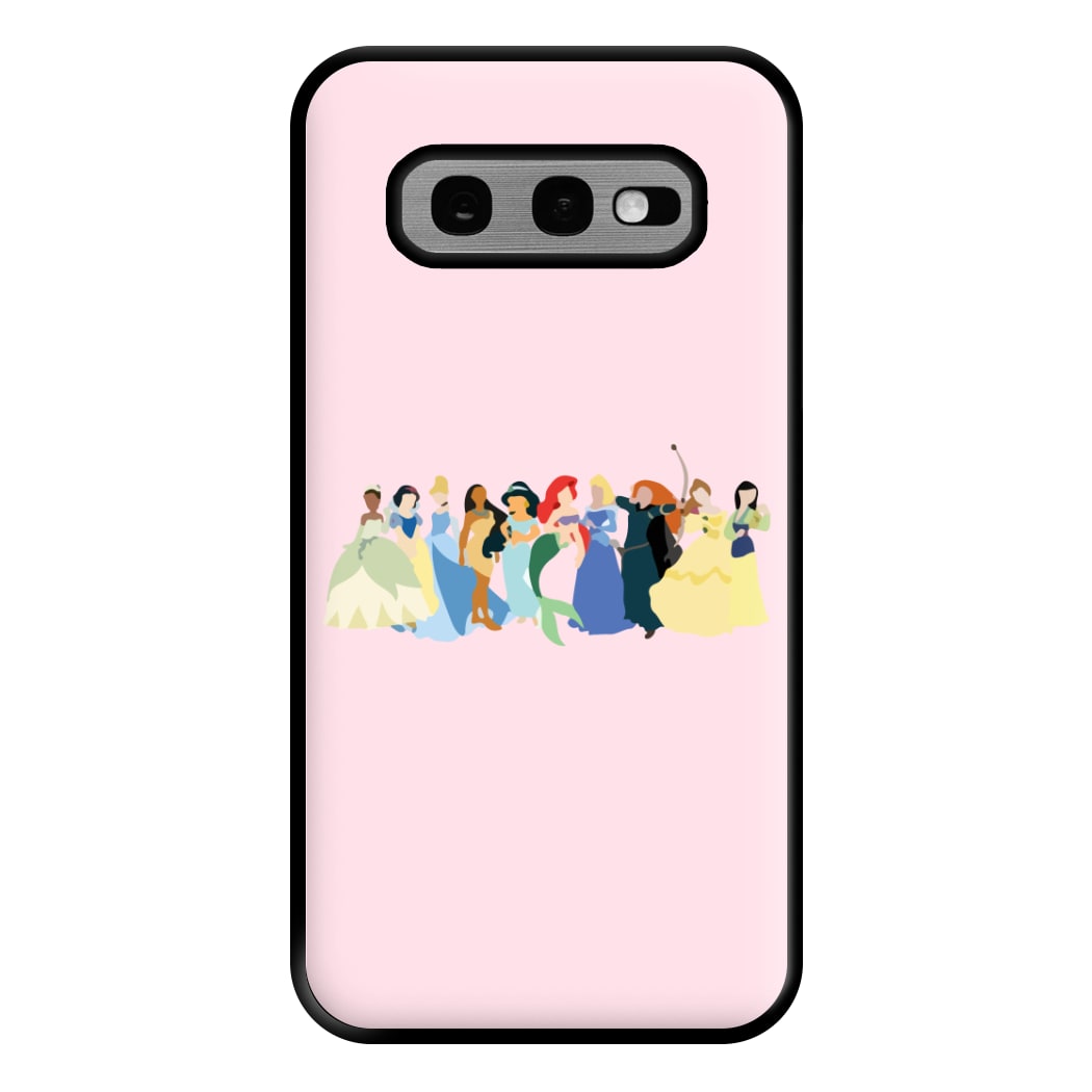 Fairytale Princesses Cast Phone Case for Galaxy S10e