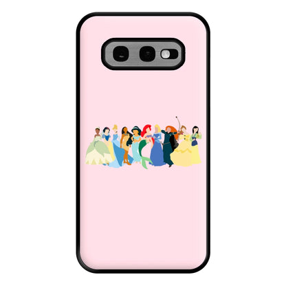 Fairytale Princesses Cast Phone Case for Galaxy S10e