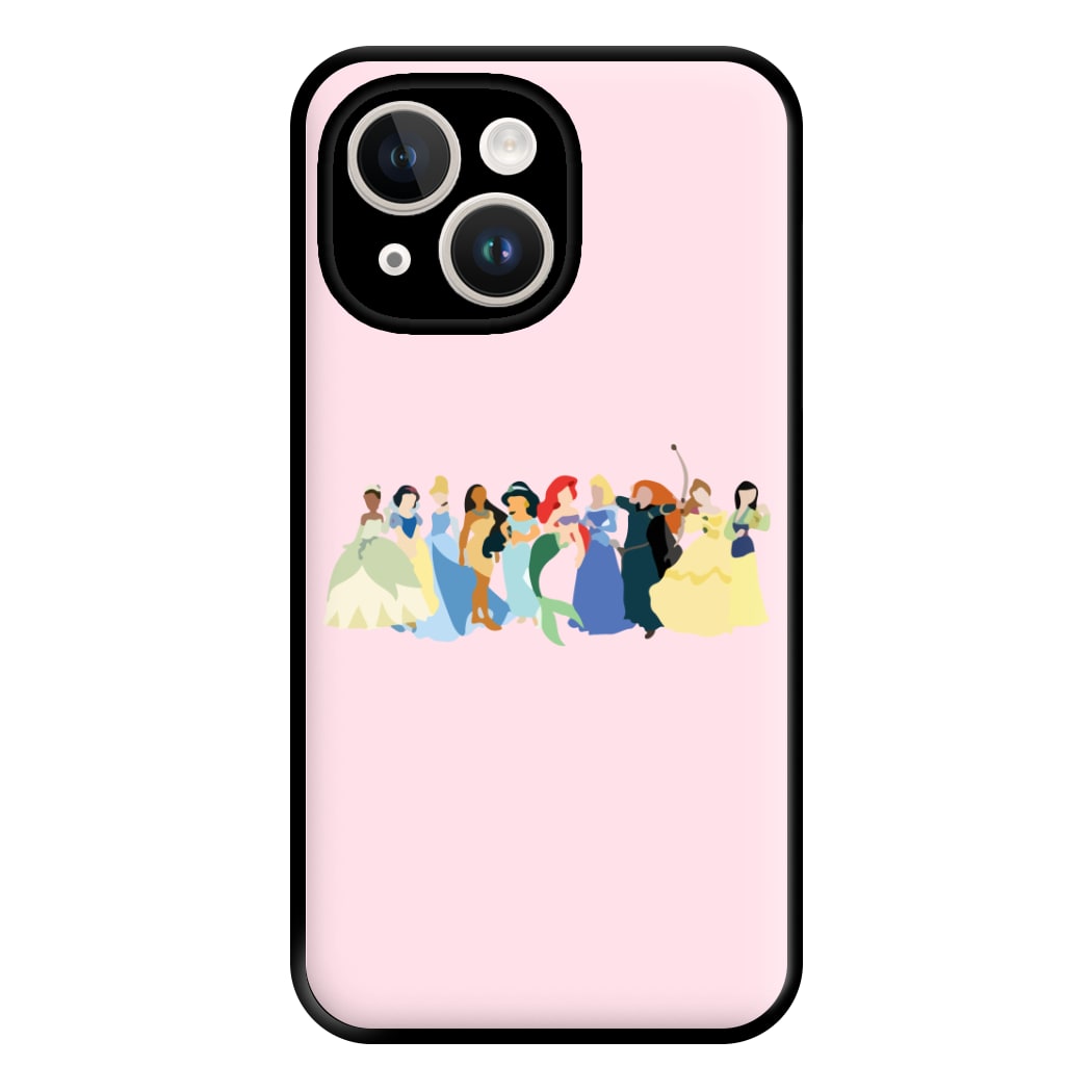 Fairytale Princesses Cast Phone Case for iPhone 14 Plus