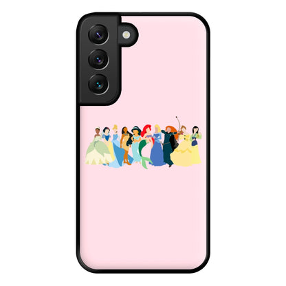 Fairytale Princesses Cast Phone Case for Galaxy S22 Plus