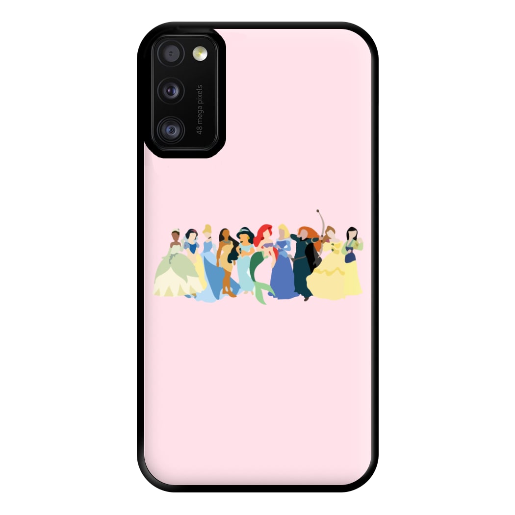 Fairytale Princesses Cast Phone Case for Galaxy A41