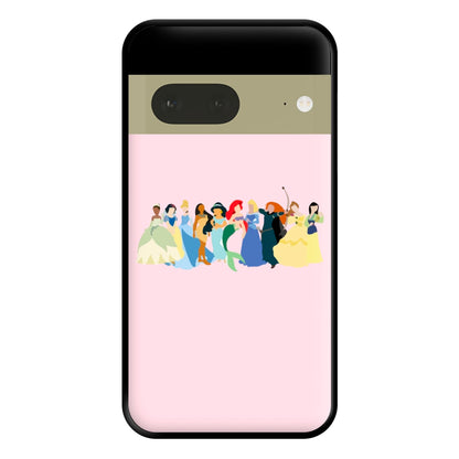 Fairytale Princesses Cast Phone Case for Google Pixel 7a