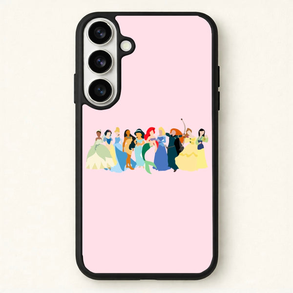 Fairytale Princesses Cast Phone Case for Galaxy S26 Plus