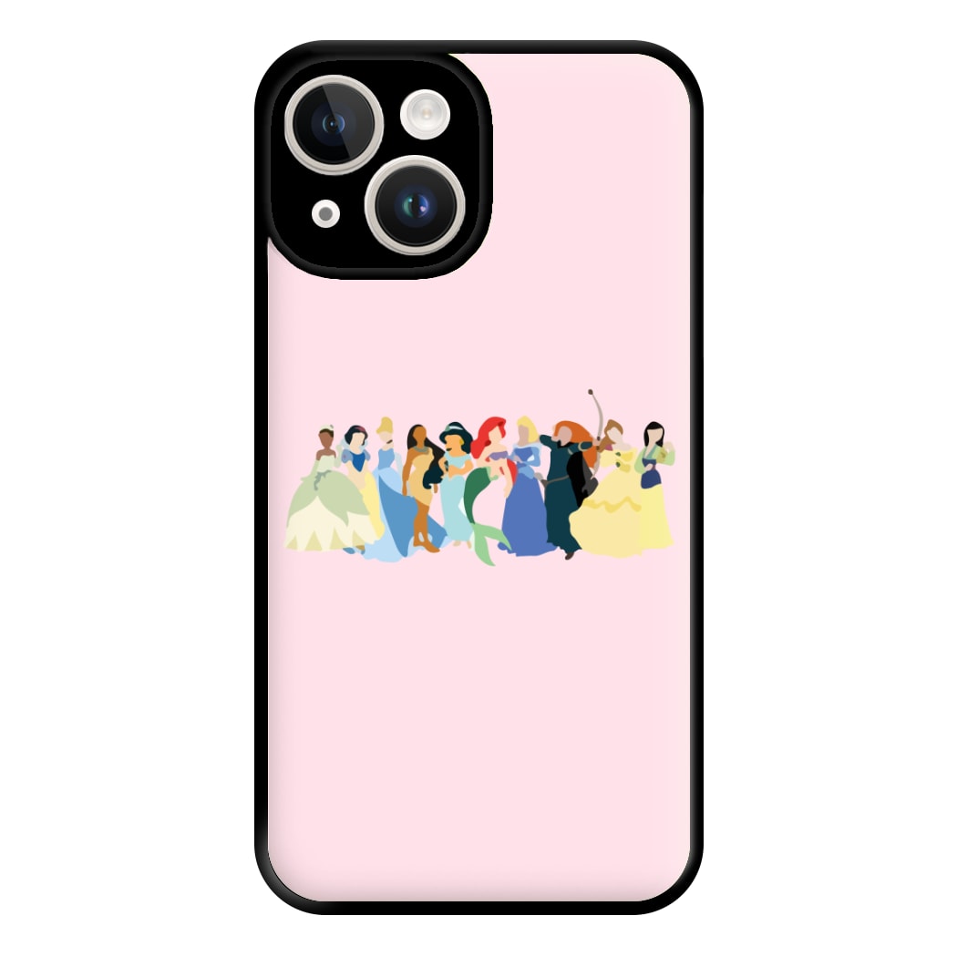 Fairytale Princesses Cast Phone Case for iPhone 14