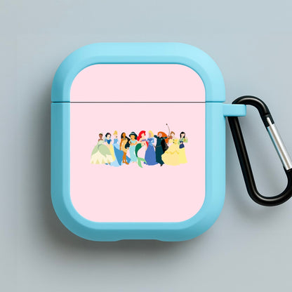Fairytale Princesses Cast Blue AirPods Case