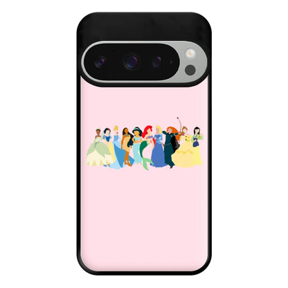 Fairytale Princesses Cast Phone Case for Google Pixel 9 Pro XL