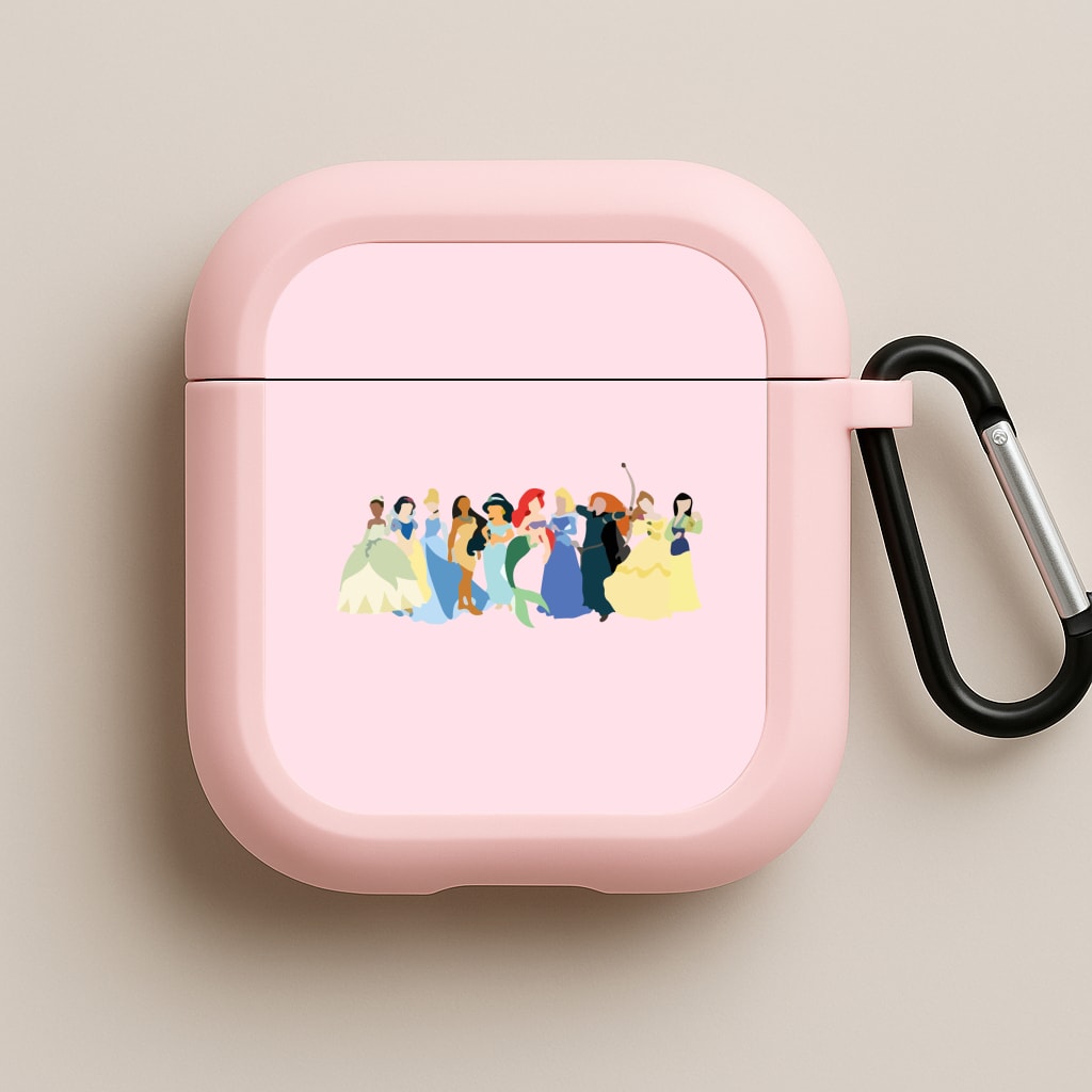 Fairytale Princesses Cast Pink AirPods Case