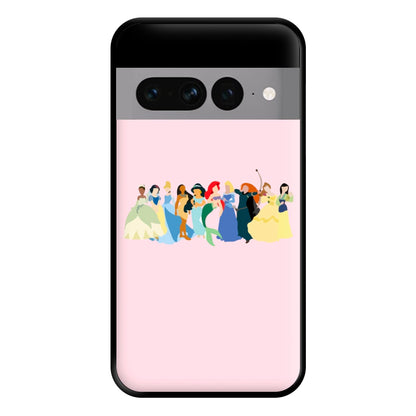 Fairytale Princesses Cast Phone Case for Google Pixel 7 Pro