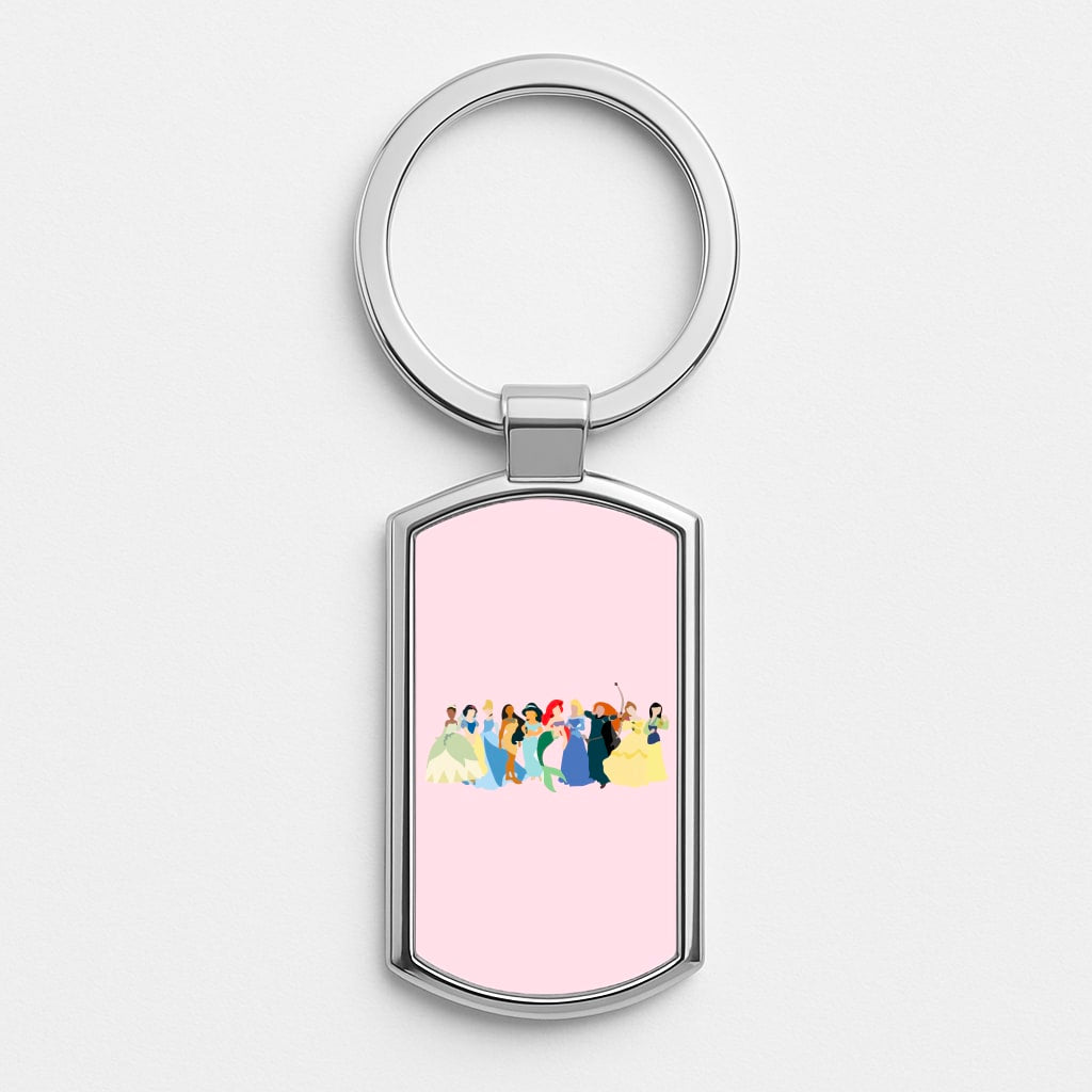 Fairytale Princesses Cast Luxury Keyring
