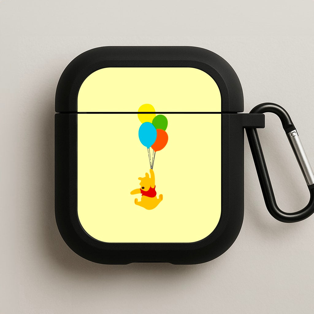 Pooh On Balloons AirPods Case