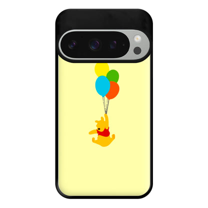 Pooh On Balloons Phone Case for Google Pixel 9 Pro XL