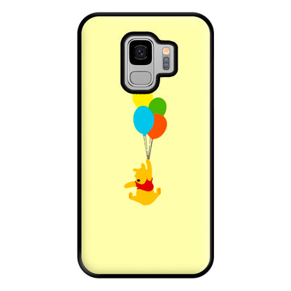 Pooh On Balloons Phone Case for Galaxy S9 Plus