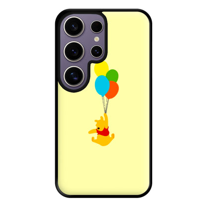 Pooh On Balloons Phone Case for Galaxy S25 Ultra