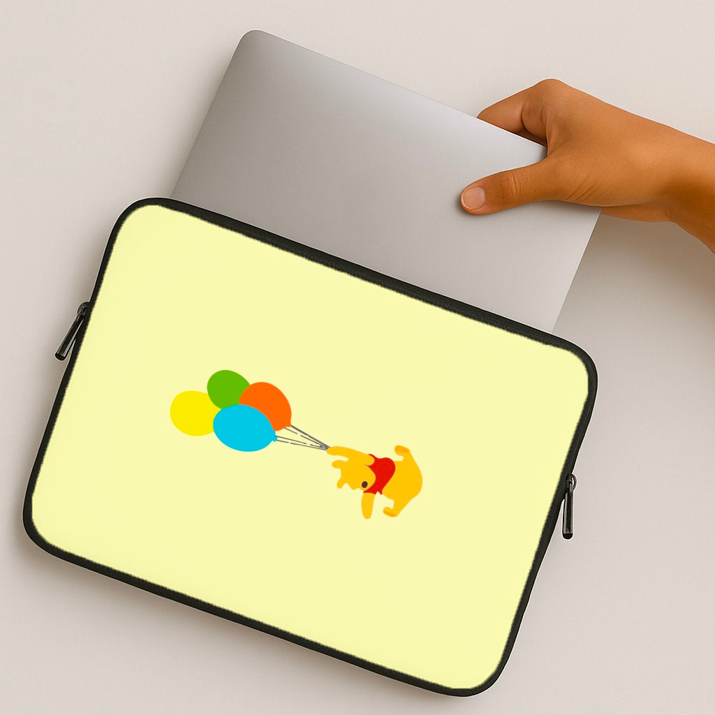 Pooh On Balloons MacBook Case