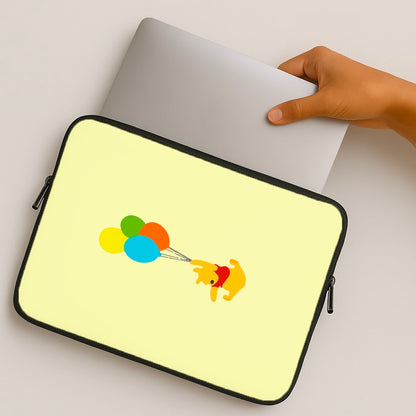 Pooh On Balloons MacBook Case