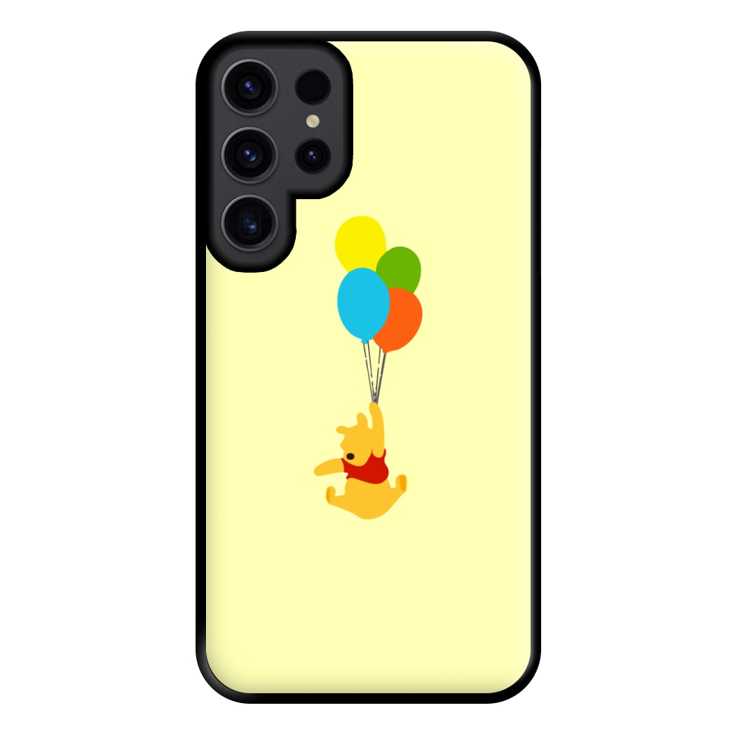 Pooh On Balloons Phone Case for Galaxy S23 Ultra