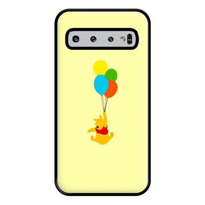 Pooh On Balloons Phone Case for Galaxy S10 Plus