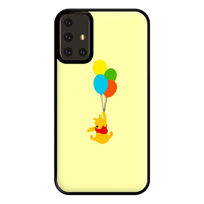 Pooh On Balloons Phone Case for Galaxy A71