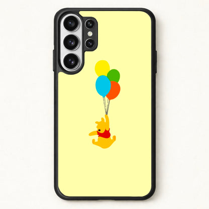 Pooh On Balloons Phone Case for Galaxy S26 Ultra