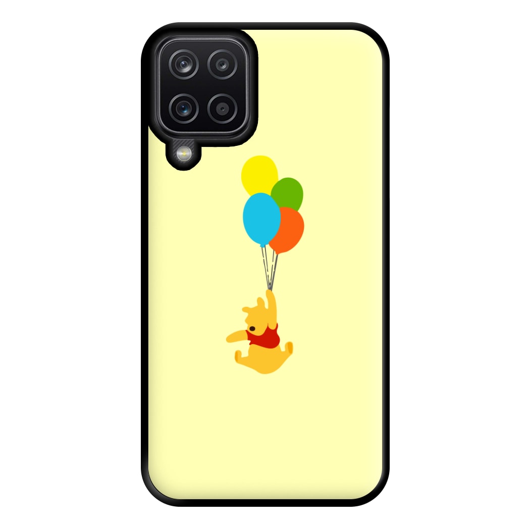 Pooh On Balloons Phone Case for Galaxy A12