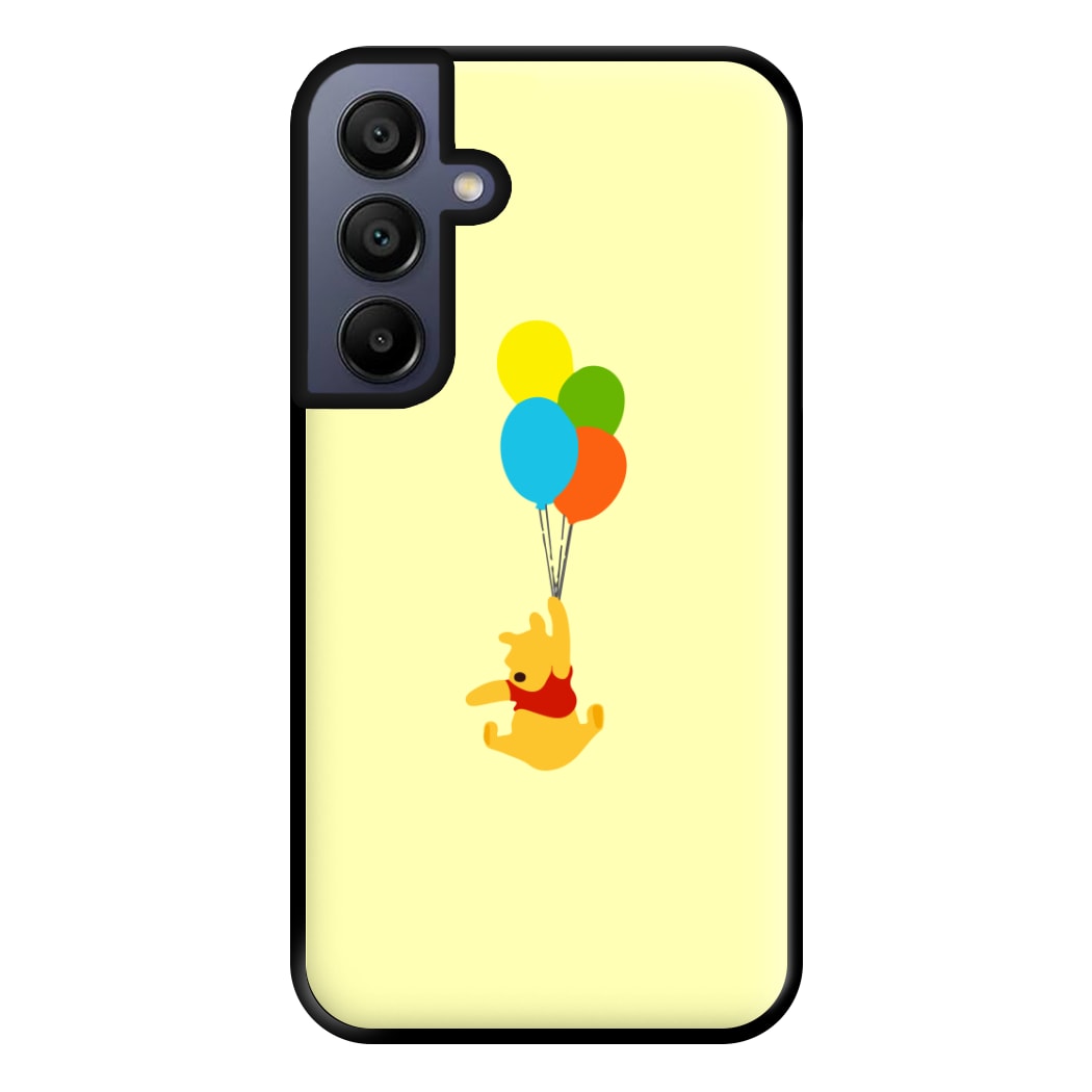 Pooh On Balloons Phone Case for Galaxy A15