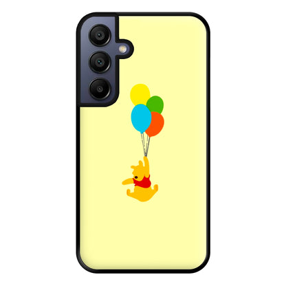 Pooh On Balloons Phone Case for Galaxy A15