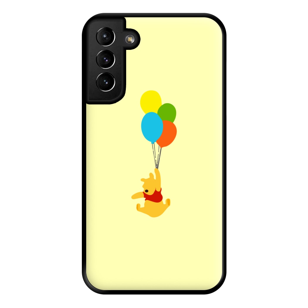 Pooh On Balloons Phone Case for Galaxy S21 Plus