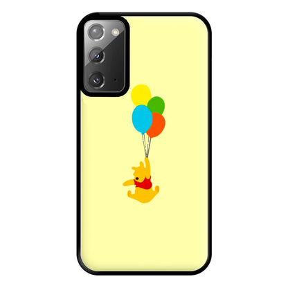 Pooh On Balloons Phone Case for Galaxy Note 20 Ultra