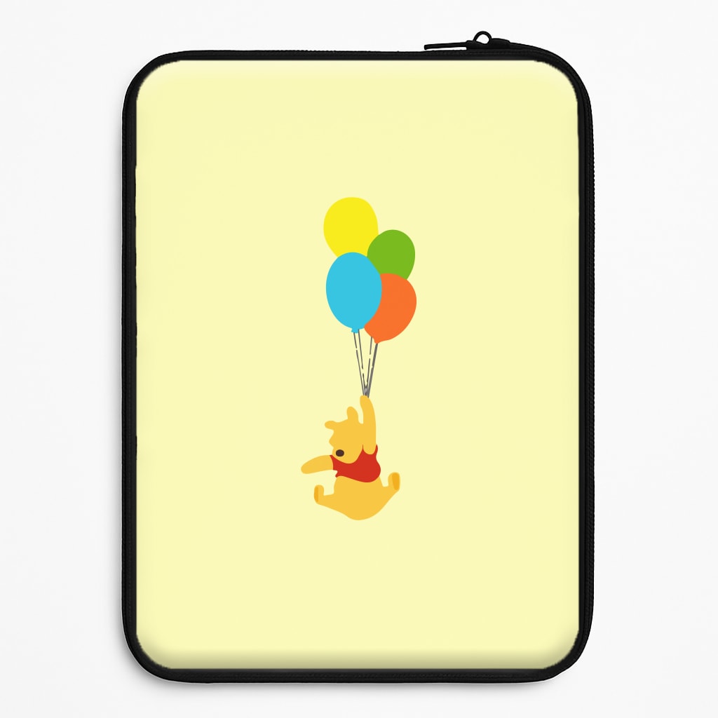Pooh On Balloons Laptop Sleeve