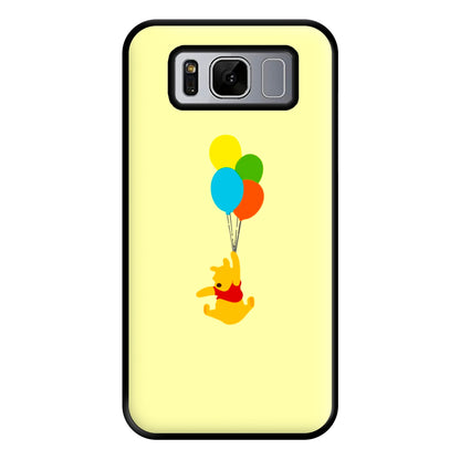 Pooh On Balloons Phone Case for Galaxy S8 Plus