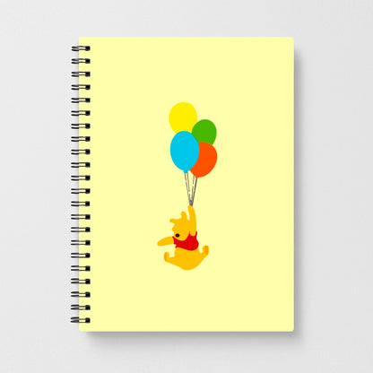 Pooh On Balloons - Disney Notebook