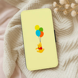 Pooh On Balloons Wallet Phone Case