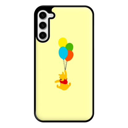 Pooh On Balloons Phone Case for Galaxy S23 Plus