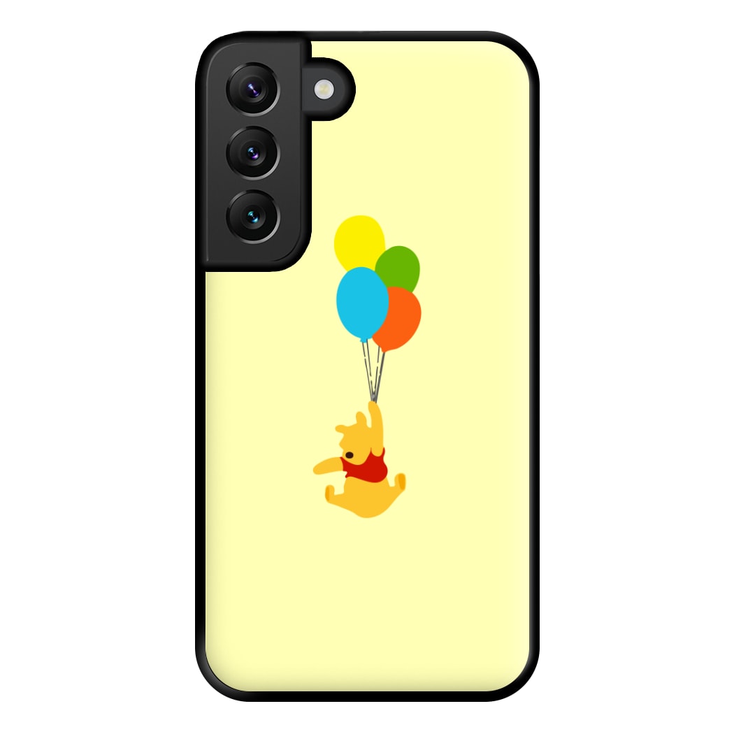 Pooh On Balloons Phone Case for Galaxy S22 Plus