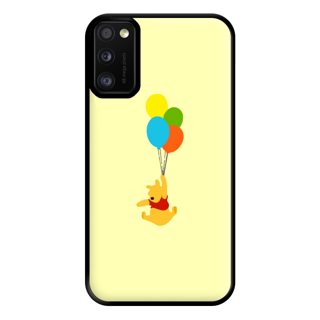 Pooh On Balloons Phone Case for Galaxy A41