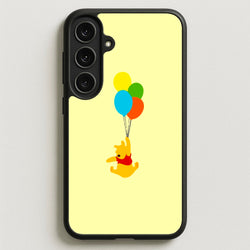 Pooh On Balloons Phone Case for Galaxy S25FE