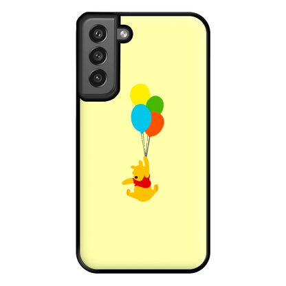 Pooh On Balloons Phone Case for Galaxy S21FE