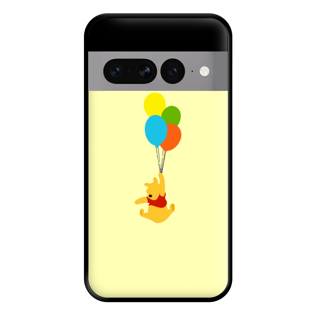 Pooh On Balloons Phone Case for Google Pixel 7 Pro