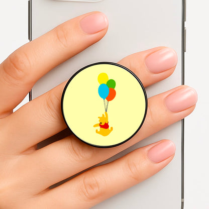 Pooh On Balloons Phone Grip
