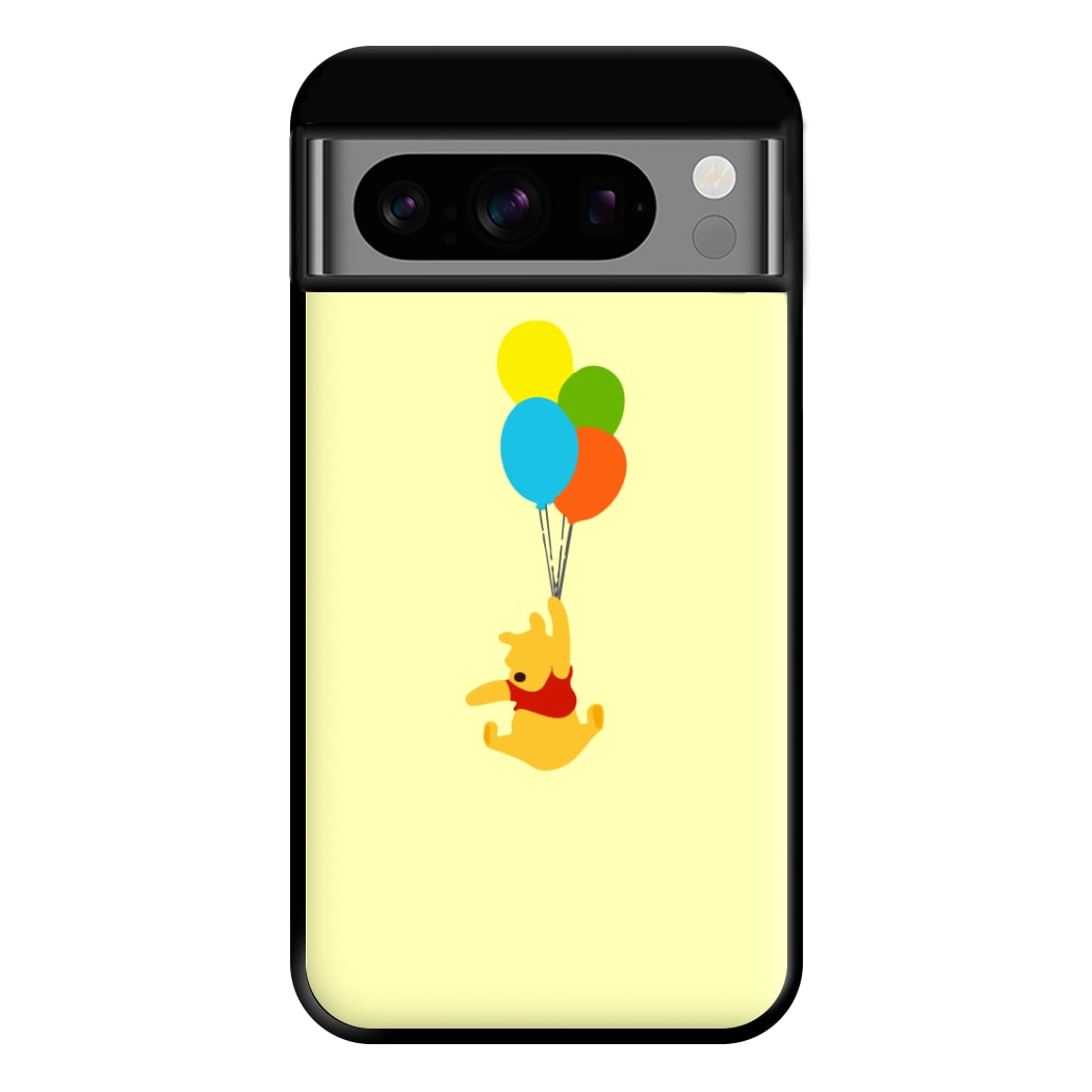 Pooh On Balloons Phone Case for Google Pixel 8 Pro