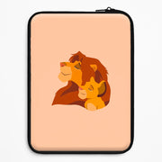 King Lion And Cub Laptop Sleeve 1
