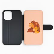 King Lion And Cub Flip / Wallet Phone Case 2