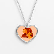 King Lion And Cub Necklace 3
