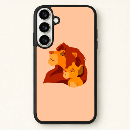 King Lion And Cub Phone Case for Galaxy S26 Plus