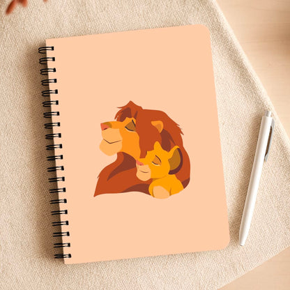 King Lion And Cub Notepad