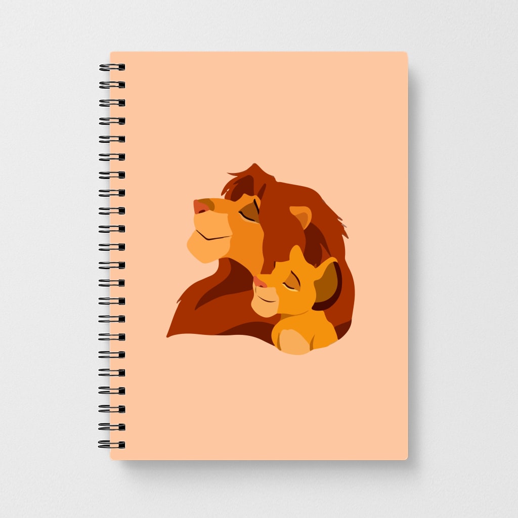 Lion King And Cub - Disney Notebook