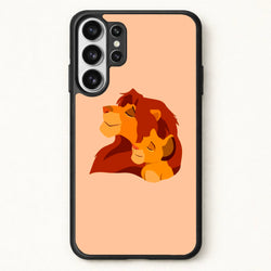 King Lion And Cub Phone Case for Galaxy S26 Ultra