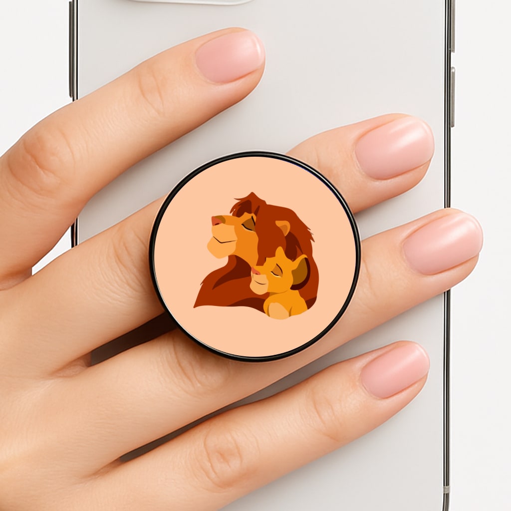 King Lion And Cub Phone Grip