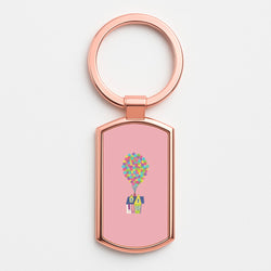 House Up Rose Gold Keyring